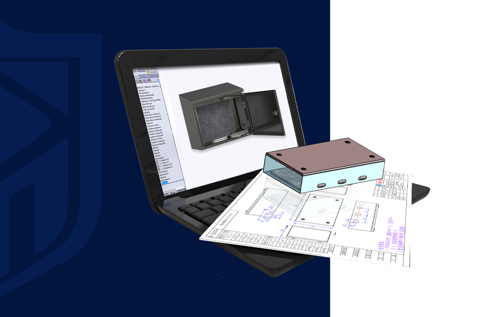 sheet metal parts design and anylisis